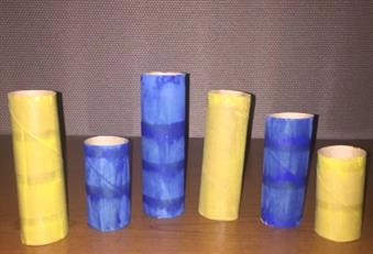 Painted Toilet Paper Rolls