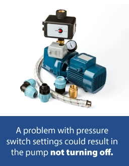 problems with switch pressure settings