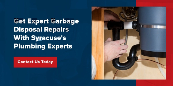 Get expert garbage disposal repairs with syracuse's plumbing experts infographic