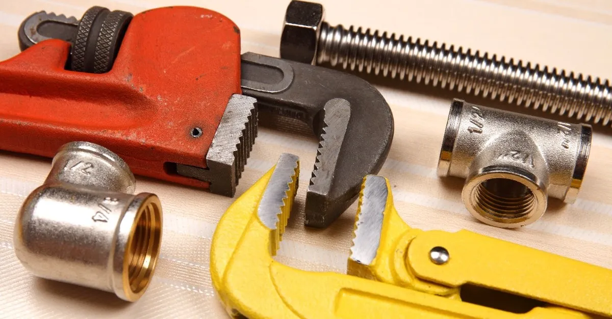 A set of tools used for Dallas sewer line repair by Mr. Rooter Plumbing.