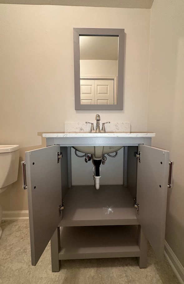 Bathroom Vanity Installation