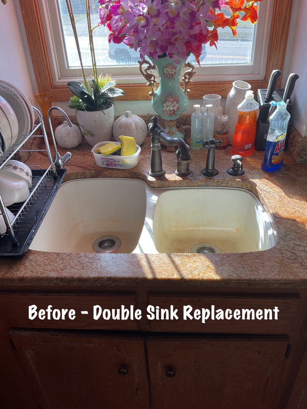 Kitchen Remodel - Before Double Kitchen Sink