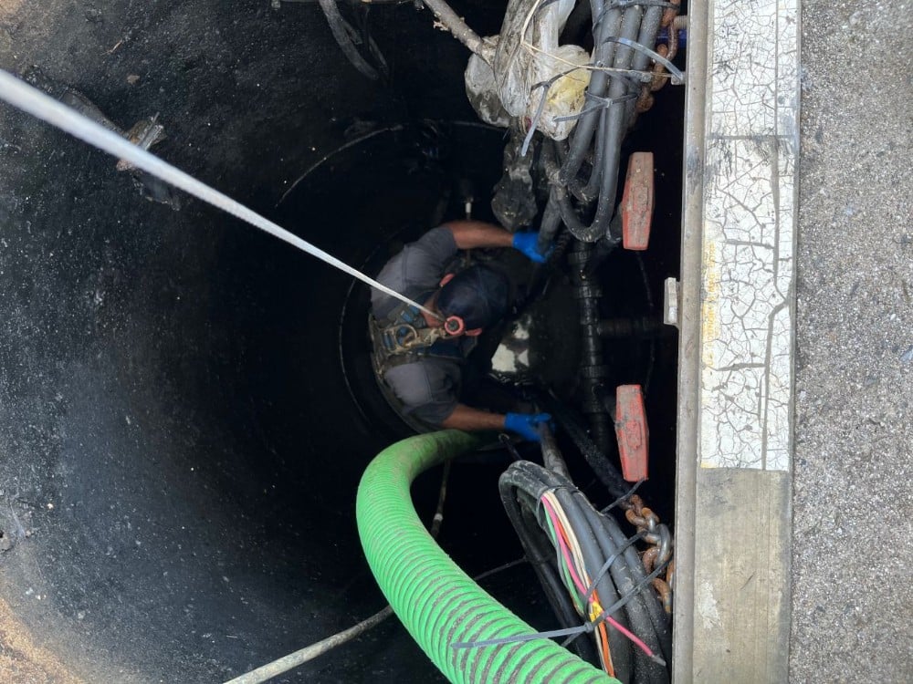 Confined space work