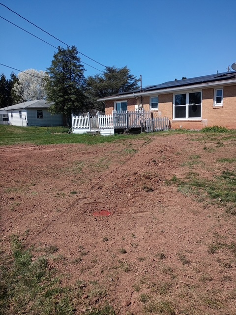 back filled after lateral line replaced