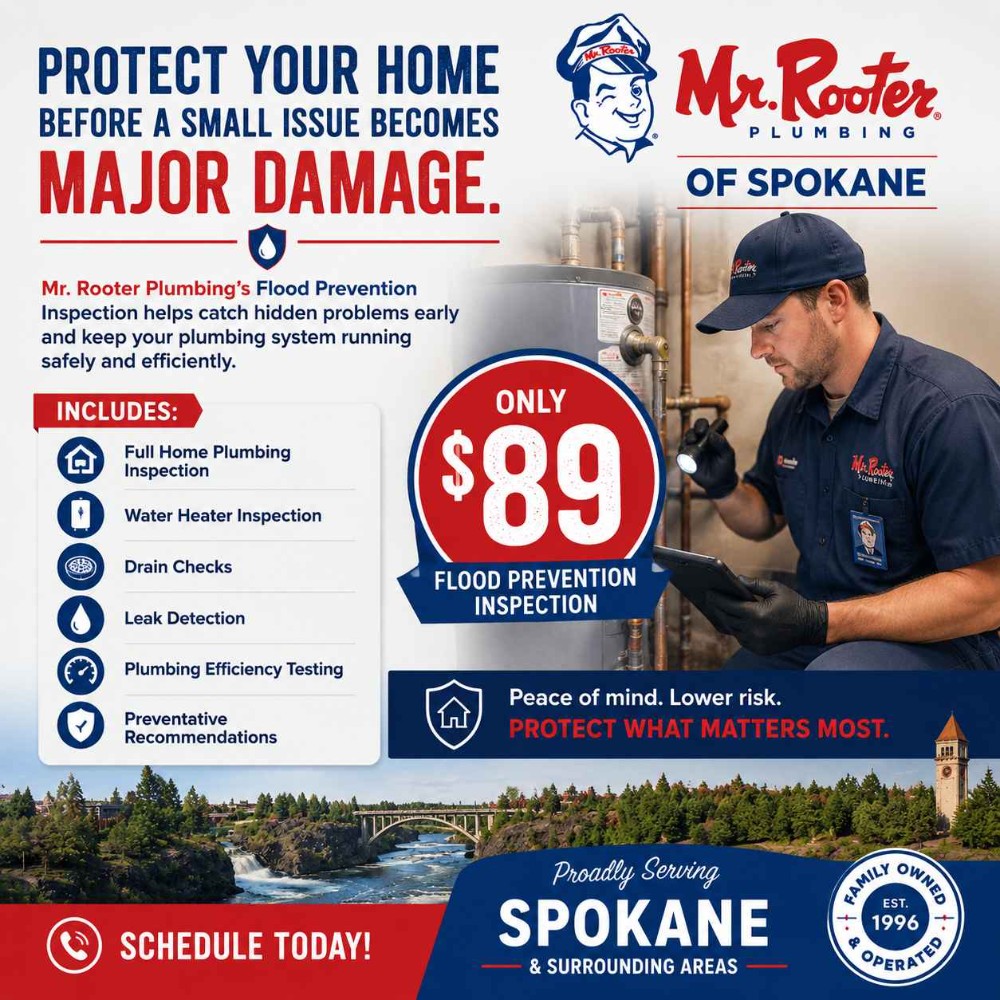 $89 Flood Prevention Inspection