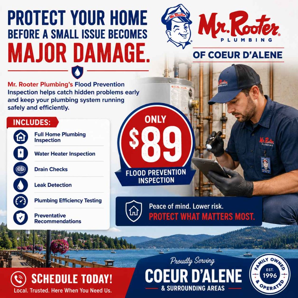 $89 Flood Prevention Inspection