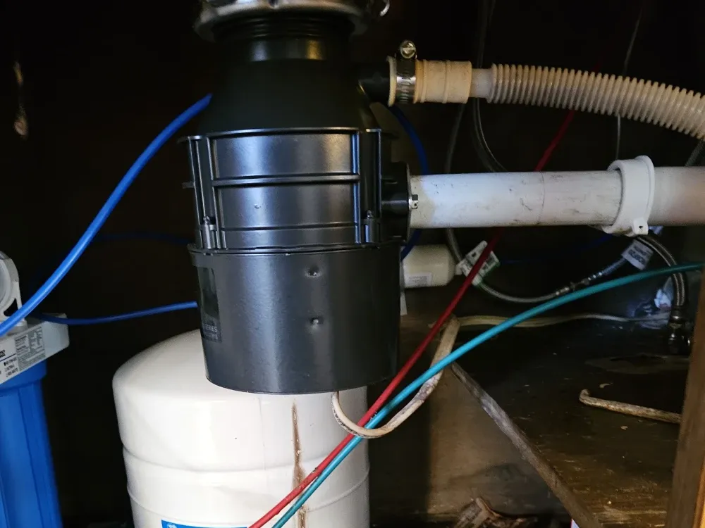 Garbage disposal under sink