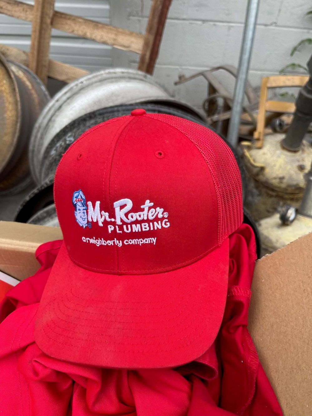 Mr. Rooter of Central PA red har