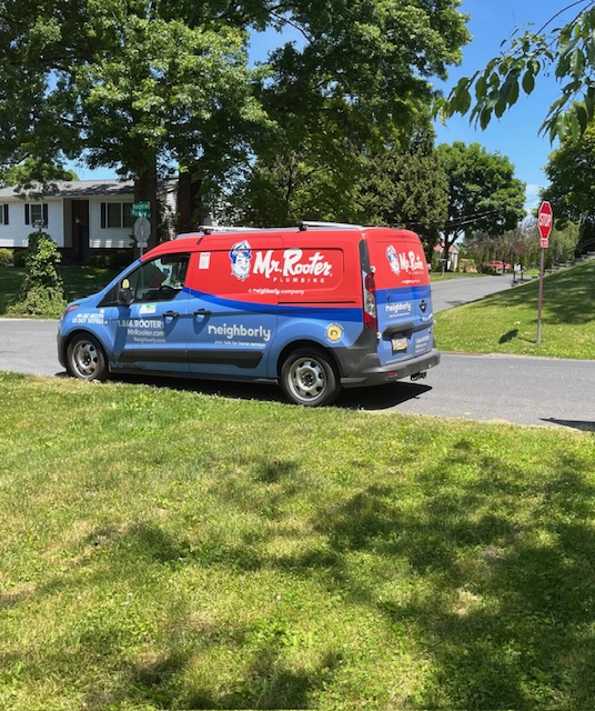 Ford Transit Connect with Mr. Rooter Wrap
