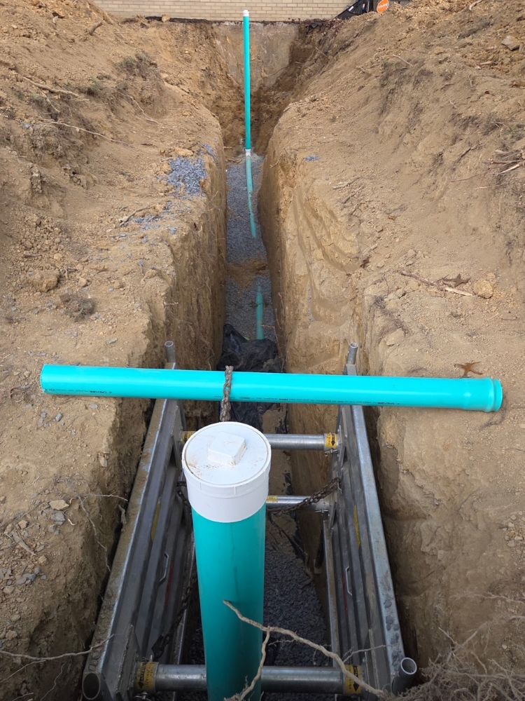green pvc vertical clean out