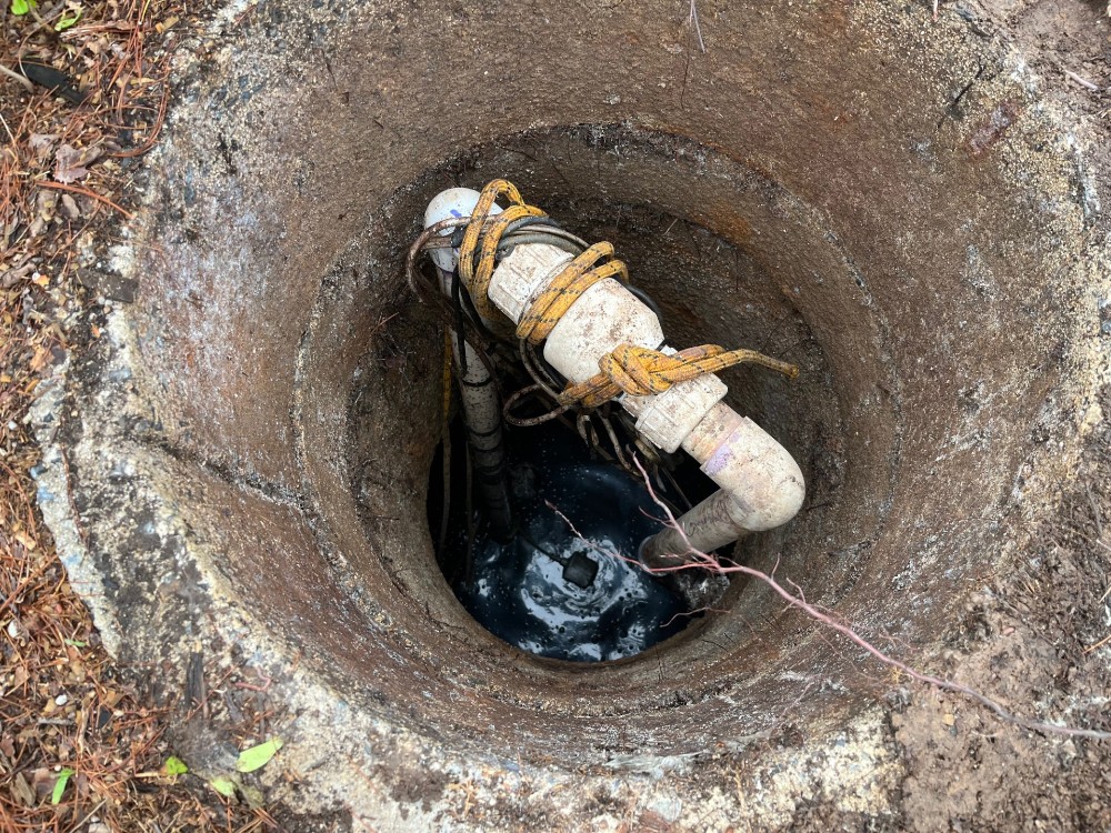 image of poorly functioning septic pump