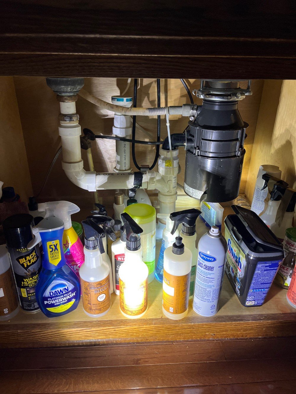 kitchen line and garbage disposal repair