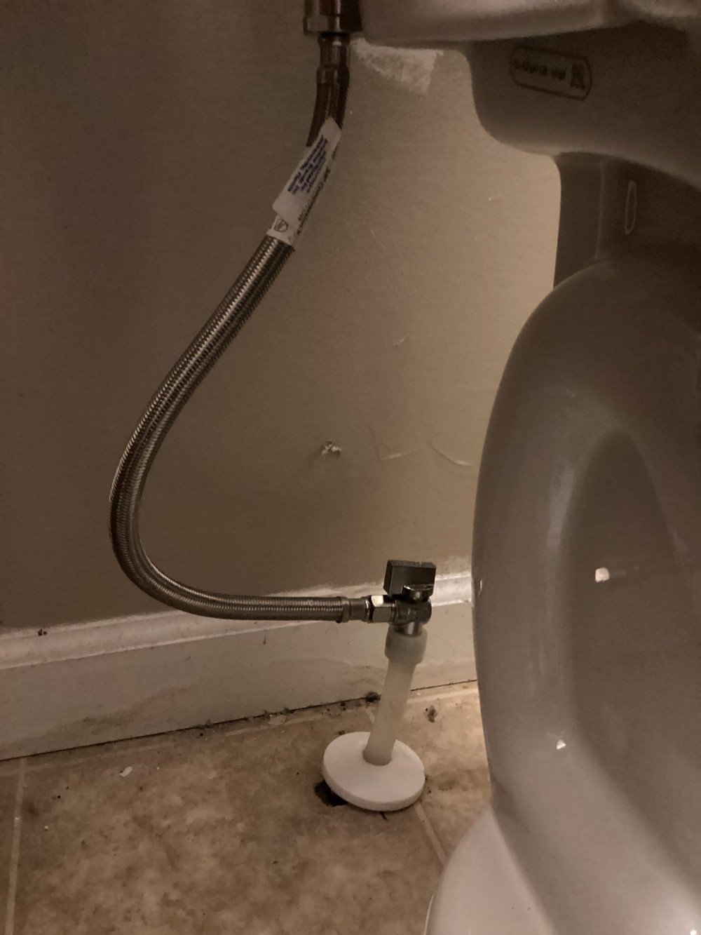 toilet line replacement