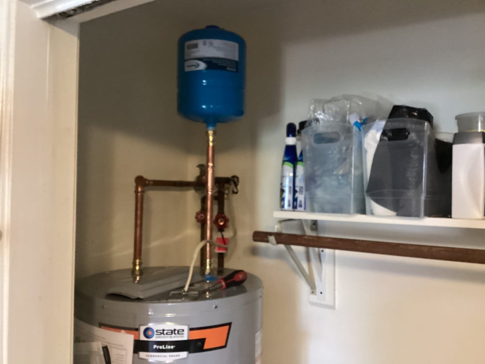 water heater installation