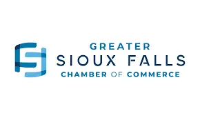 Sioux Falls Chamber of Commerce badge.