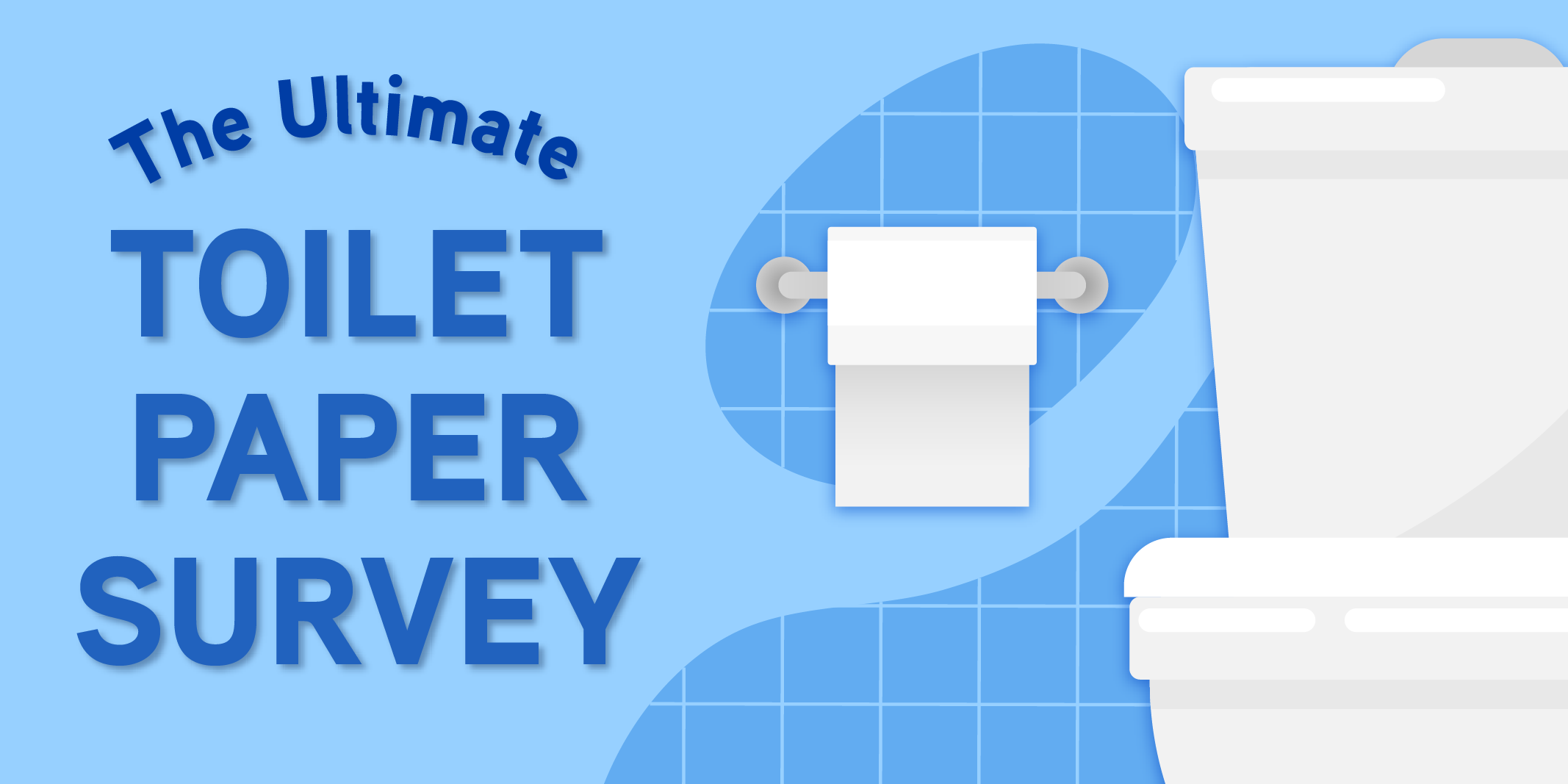 A header image for a blog about toilet paper use in the U.S.
