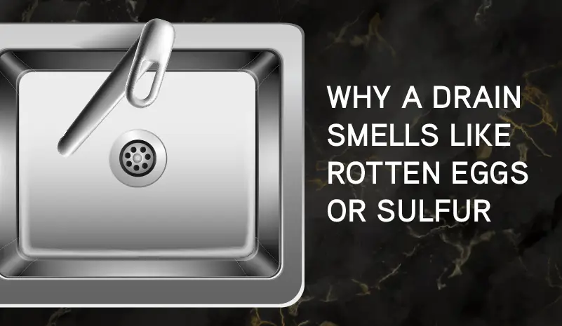 Why a Drain Smells Like Rotten Eggs or Sulfur blog banner