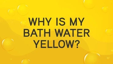 yellow bath water
