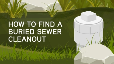 how to find buried sewer cleanout