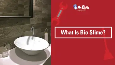 Picture of a sink and text What is Bio Slime