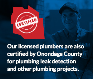 plumbers certified by Onondaga county