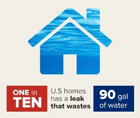water waste infographic