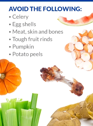 avoid the following foods