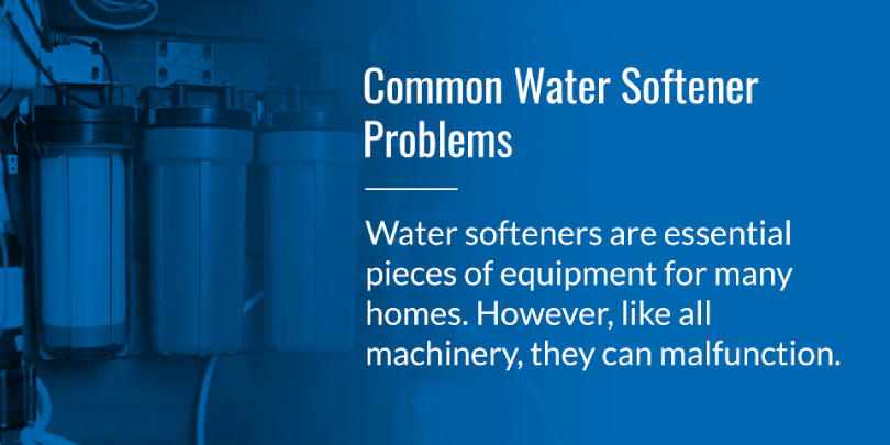 common water softener problems