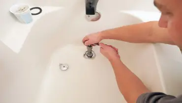 Plumber Installing Bathtub Drain | Mr. Rooter Plumbing of South Jersey