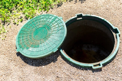 Open septic tank in Waycross, GA