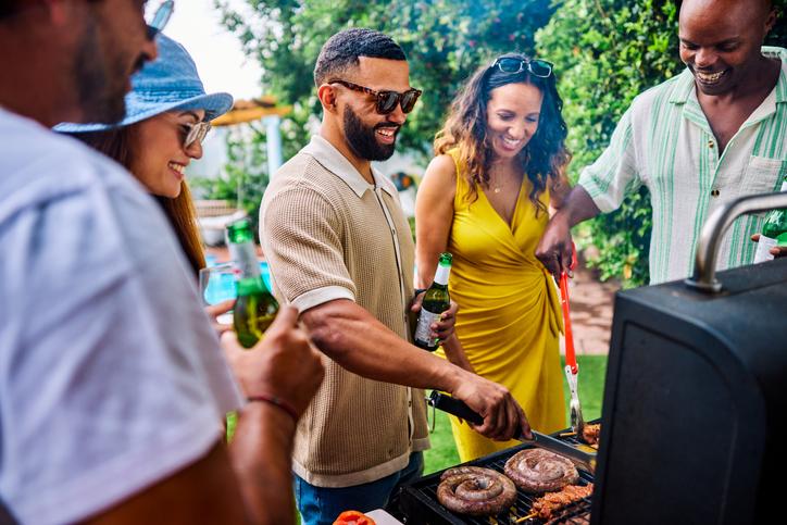 Diverse group of friends and family grilling | Mr. Rooter Plumbing of South Jersey