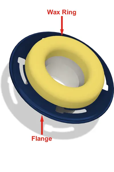Toilet Flange and Wax Ring