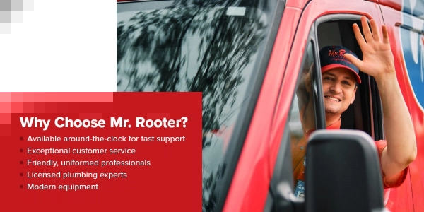 Why choose mr. Rooter plumbing infographic